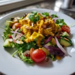 Golden Turmeric Chicken Salad With Pomegranate And Almonds 1772083297.7657092