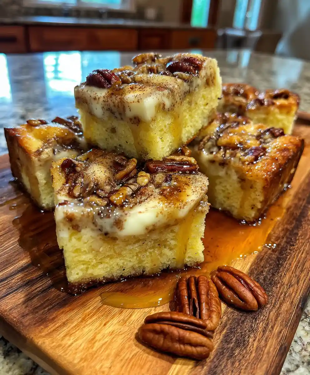 Maple Honey Cream Cheese Swirl Alabama Pecan Bread