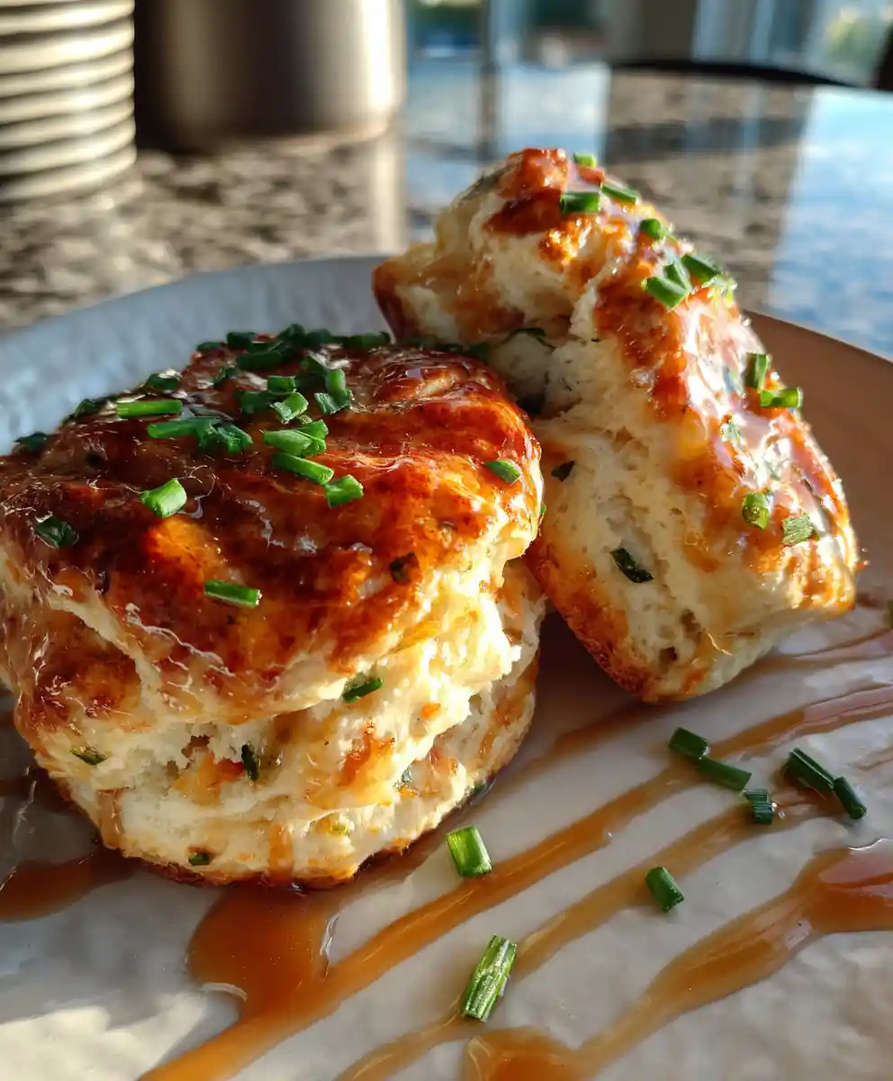 Maple Smoked Turkey Cheddar Biscuits