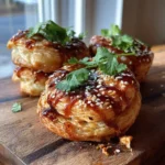 Pulled Chicken Pastry Puffs With Chipotle Honey Glaze 1772001005.6578968