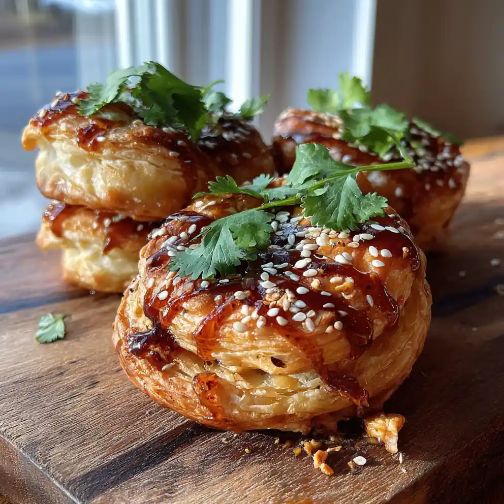 Pulled Chicken Pastry Puffs With Chipotle Honey Glaze 1772001005.6578968