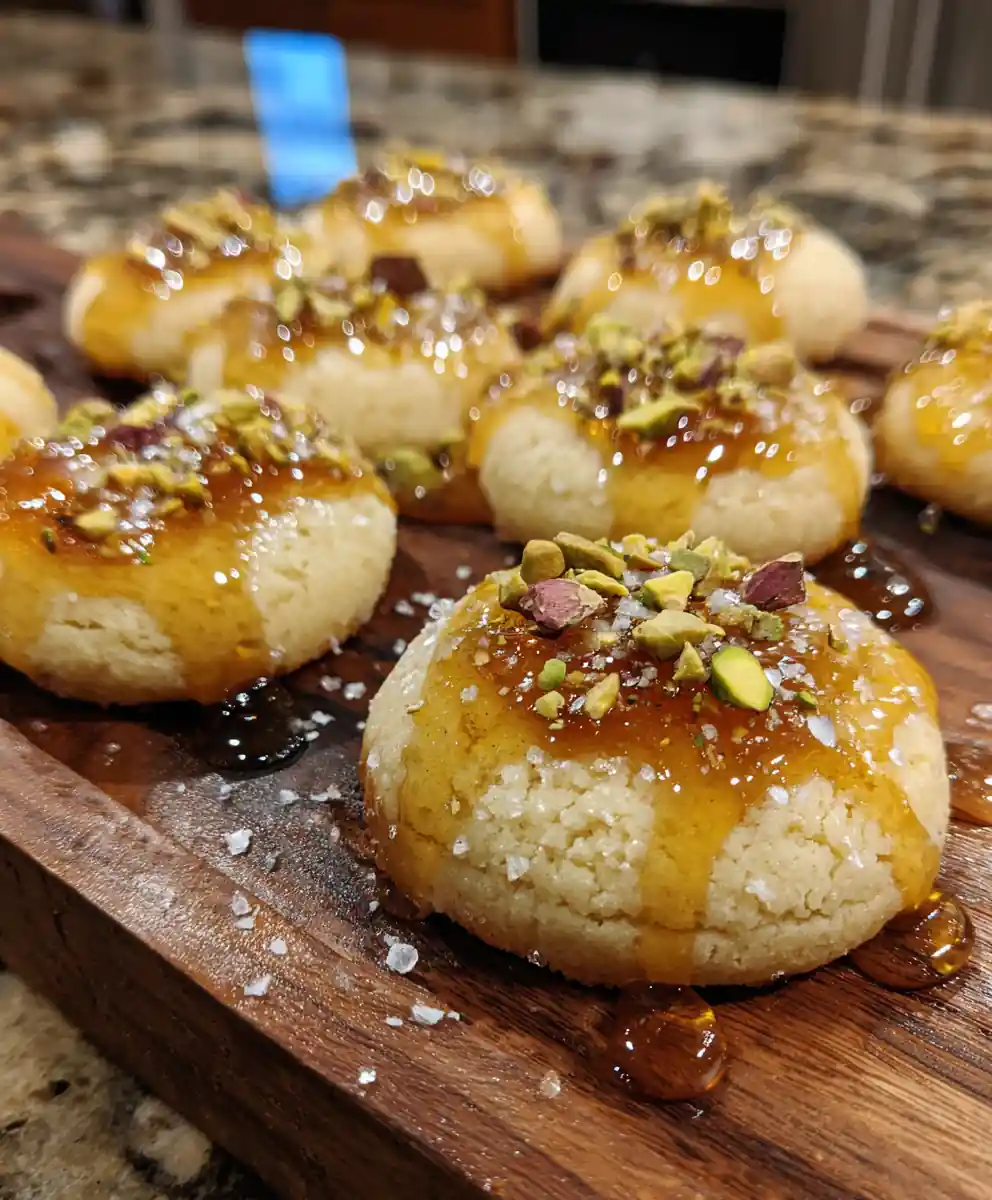 Rolls Royce Cookies With Cardamom Caramel Drizzle