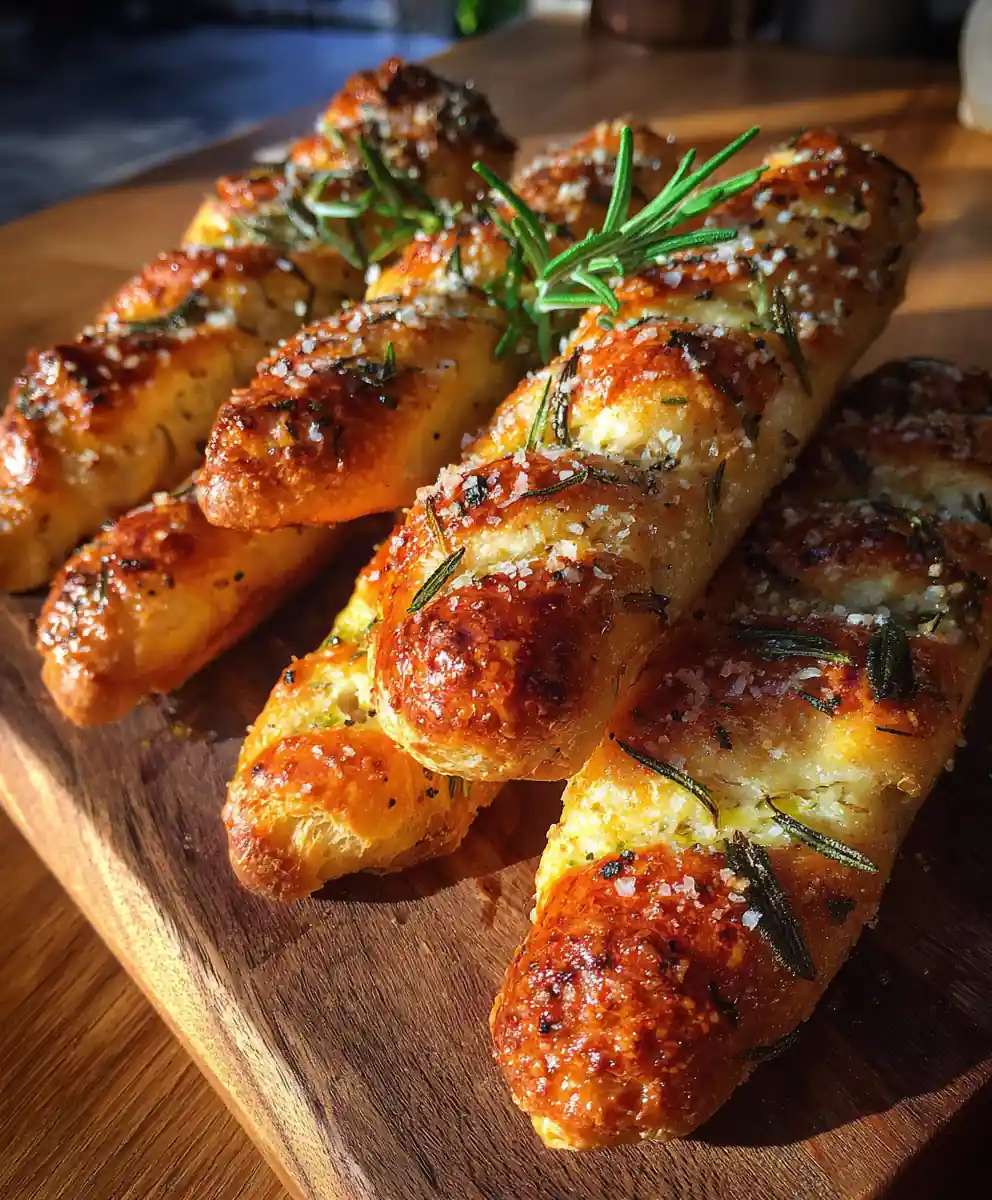 Savory Herb Swirled Mini Baguettes With Parmesan Crust 7 Savory Herb Swirled Mini Baguettes With Parmesan Crust