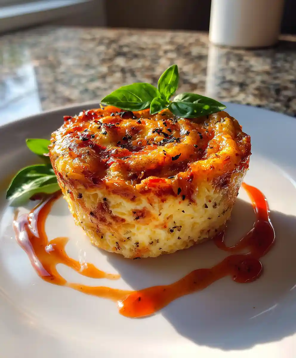 Sun Dried Tomato Swirl Cottage Cheese Egg Muffins 7 Sun Dried Tomato Swirl Cottage Cheese Egg Muffins
