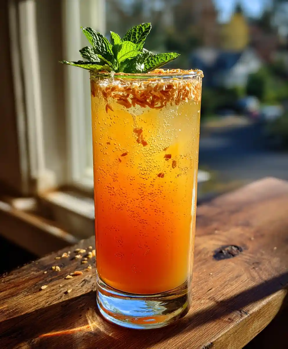 Tropical Island Punch With Mango Passion Swirl