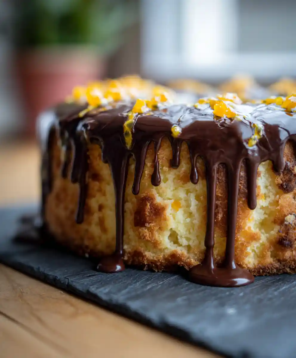 Vanilla Cake With Passionfruit Swirl And Starburst Candy Drip