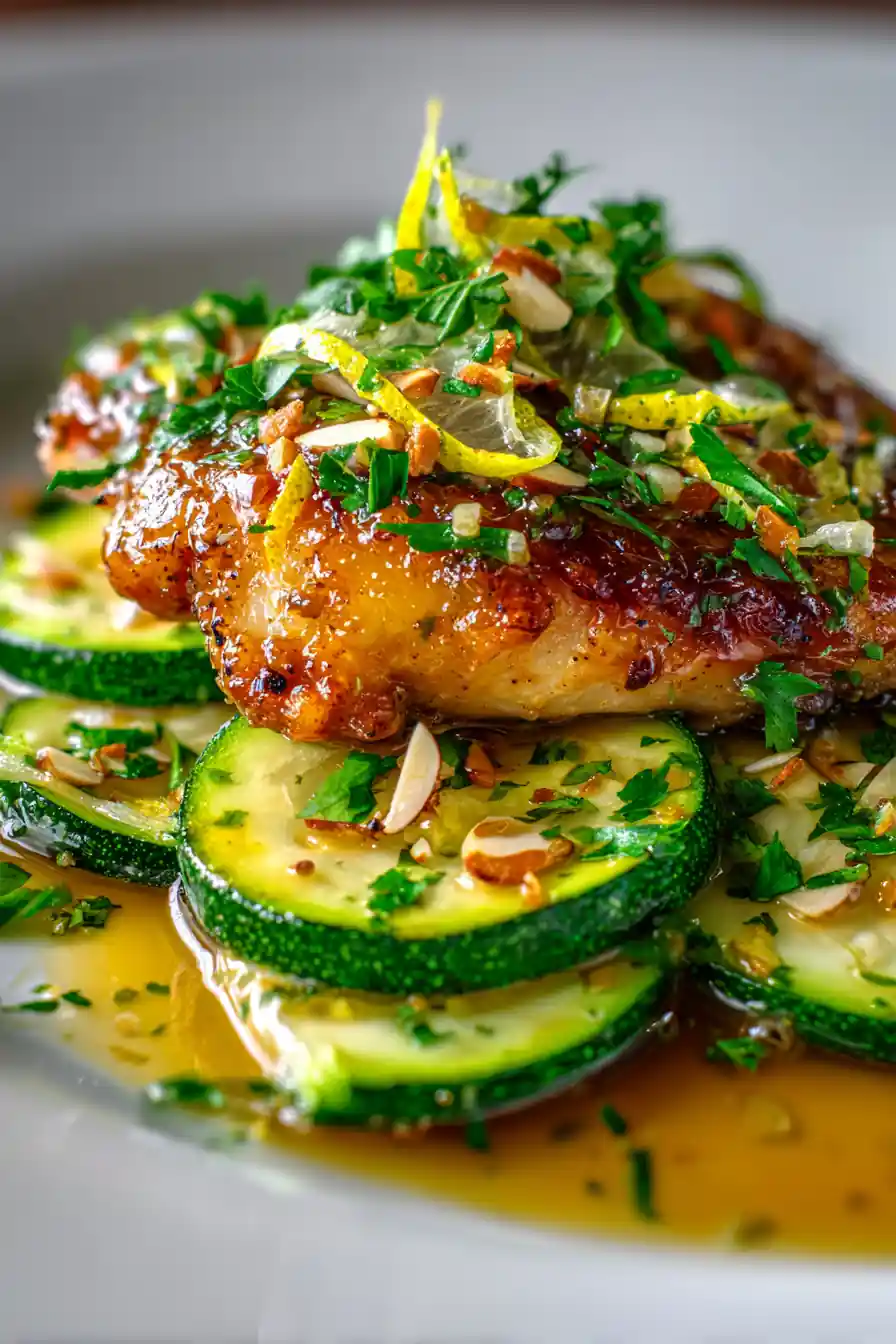 Baked Chicken And Zucchini