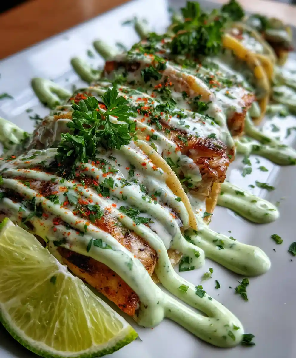 Cilantro Lime Crema (Fish Taco Sauce)