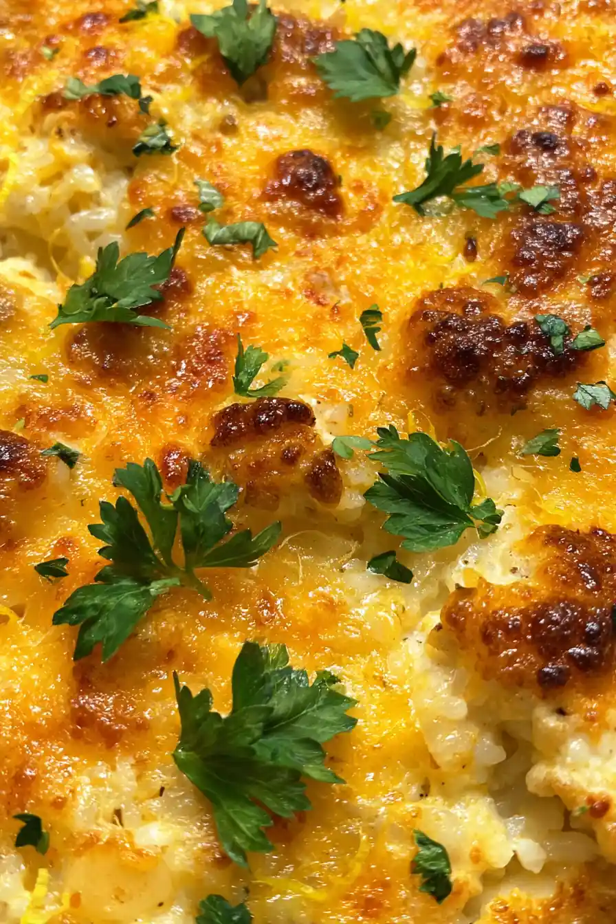 Creamy Cheesy Chicken And Rice Casserole