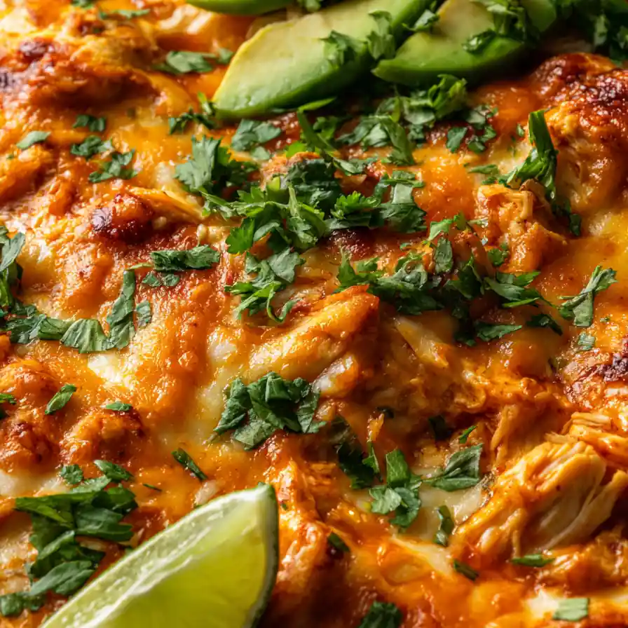 Creamy Chicken Enchilada Casserole 6 Creamy Chicken Enchilada Casserole