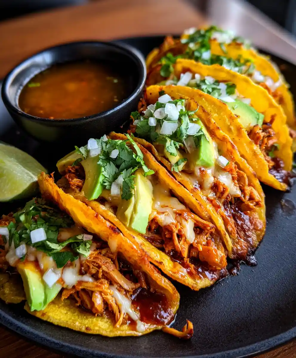 Easy Flavorful Chicken Birria Tacos
