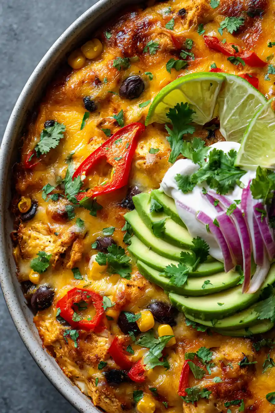 Fajita Chicken Casserole