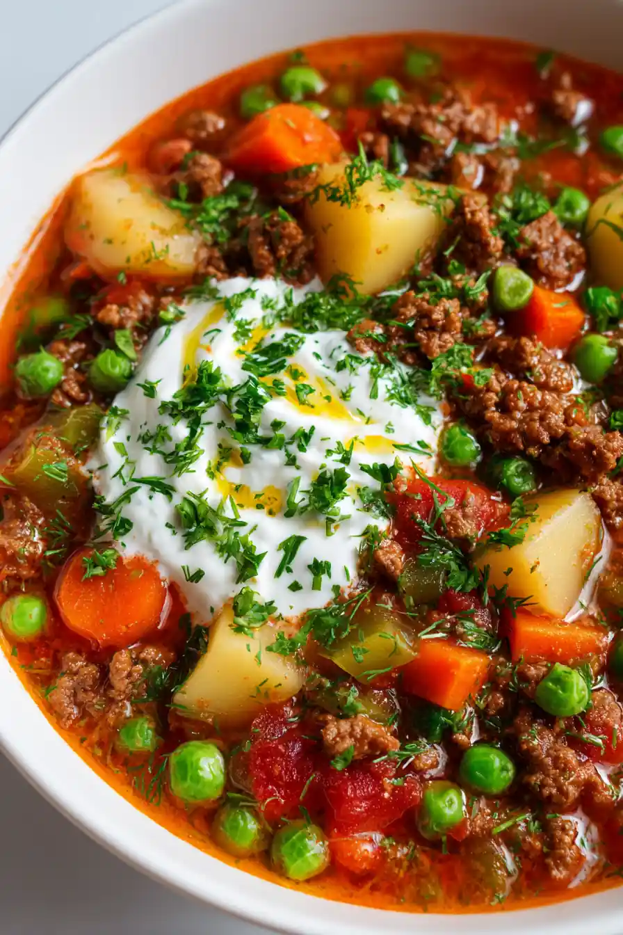 Hearty Ground Beef And Vegetable Soup 7 Hearty Ground Beef And Vegetable Soup