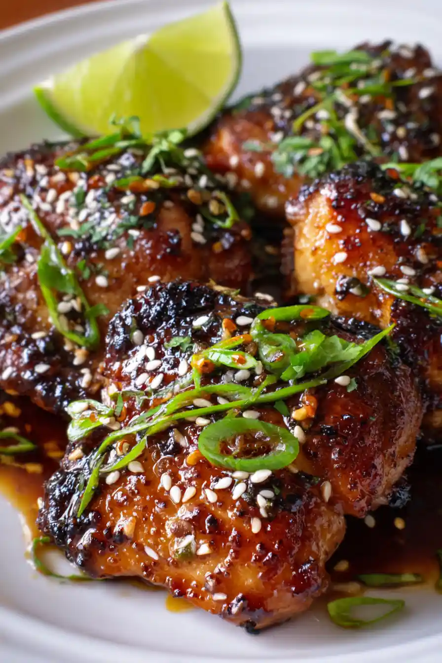 Honey Garlic Boneless Chicken Thighs