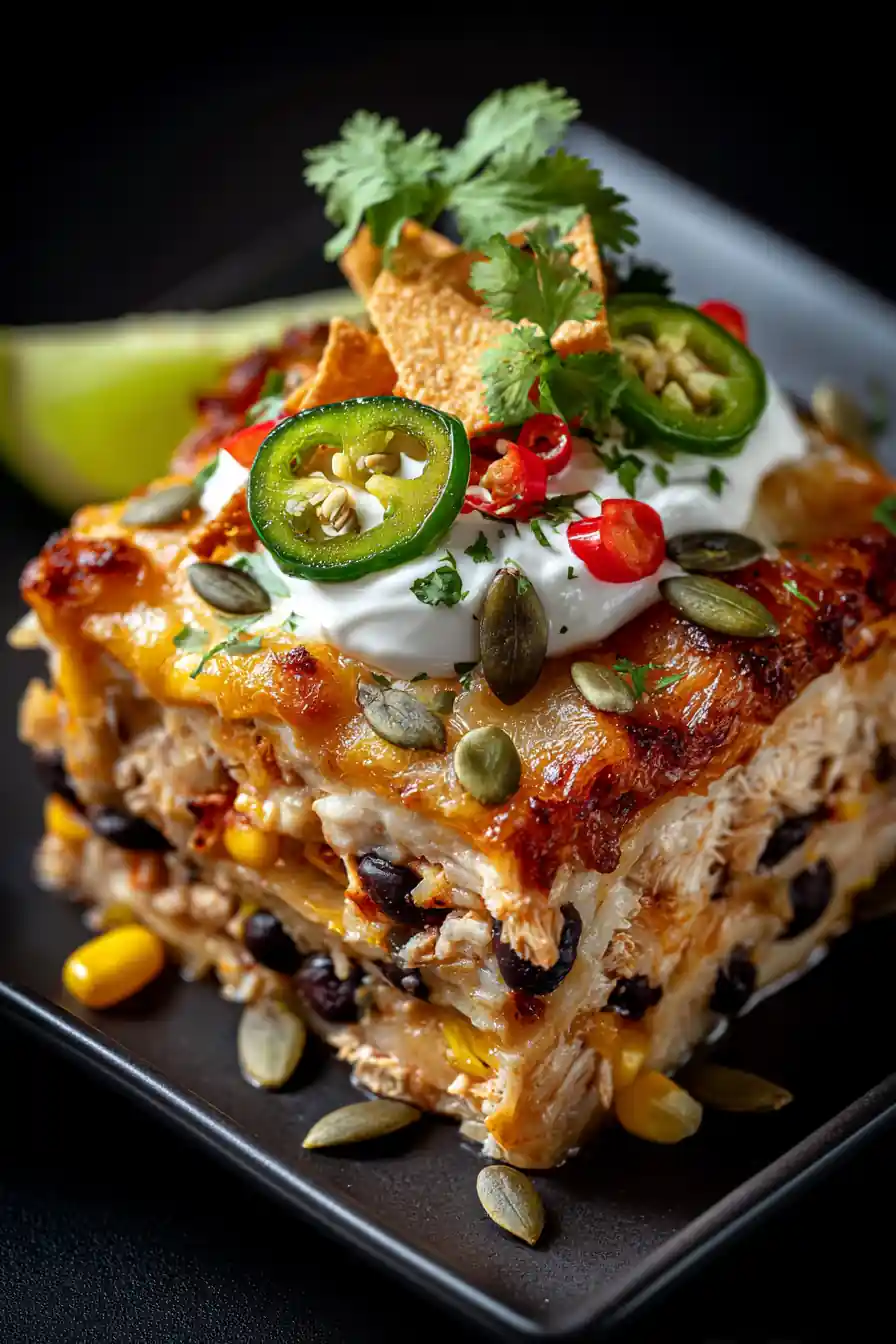 Loaded Mexican Chicken Casserole 7 Loaded Mexican Chicken Casserole