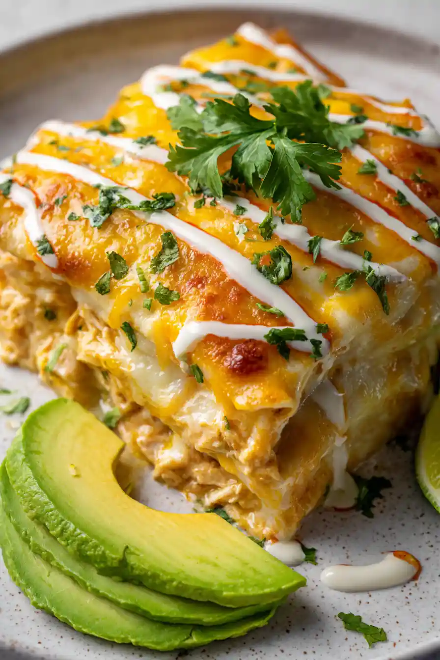Low Calorie Healthy Chicken Enchiladas