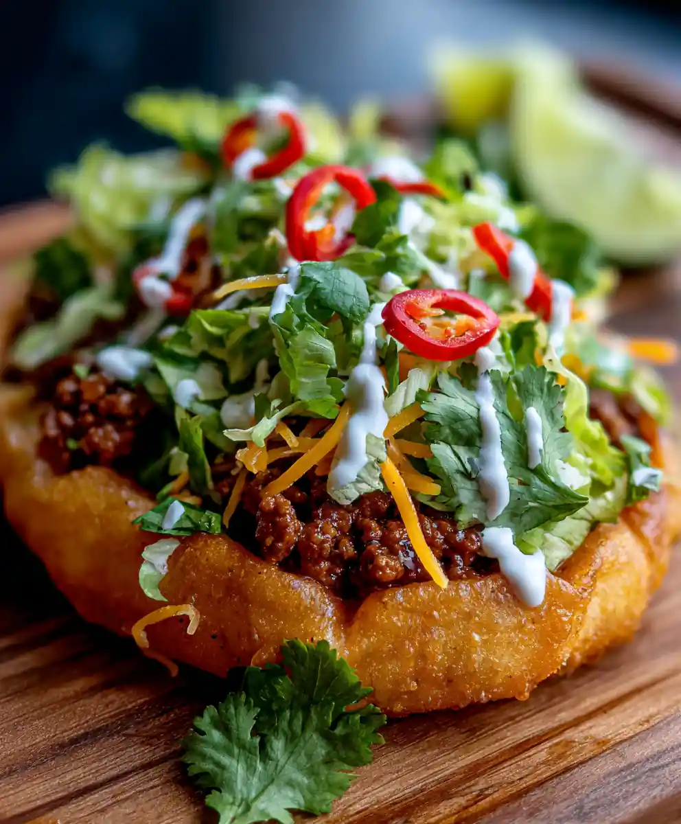 Navajo Taco Fry Bread 7 Navajo Taco Fry Bread