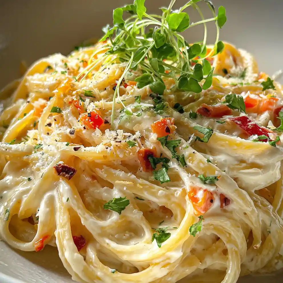 One Pot Creamy Garlic Pasta 6 One Pot Creamy Garlic Pasta