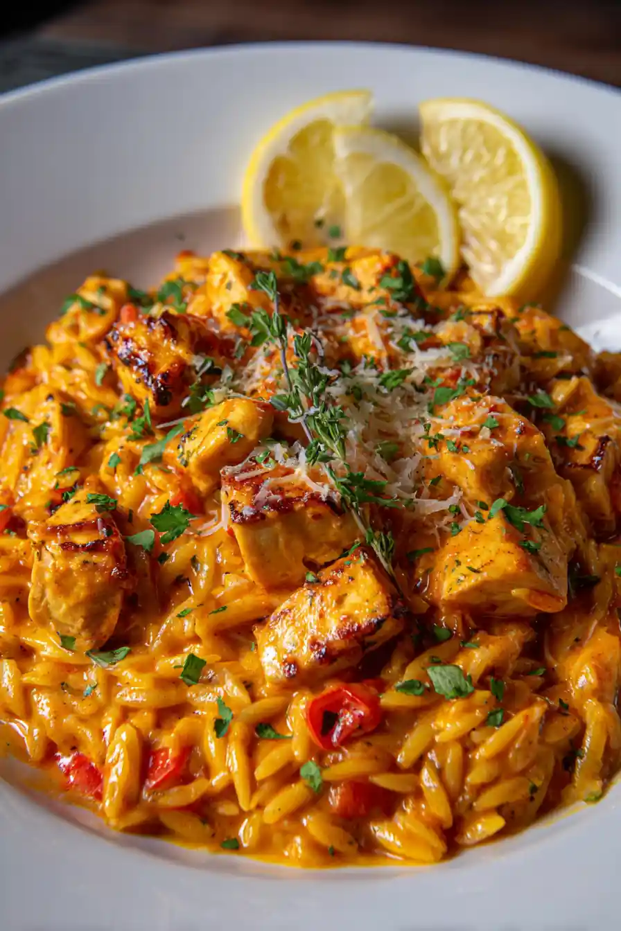 One Pan Monterey Chicken Orzo