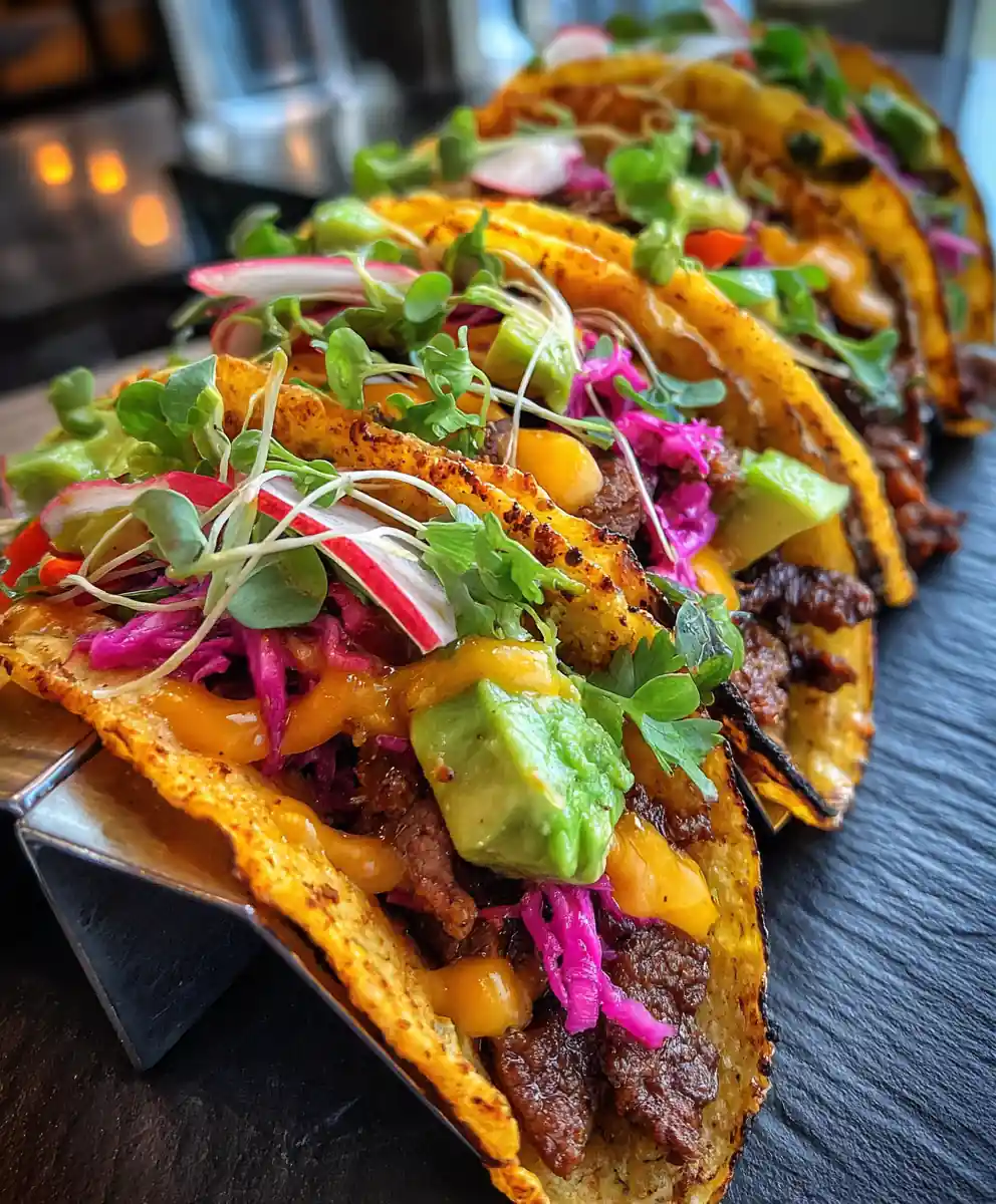 Smash Burger Tacos