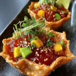 Spicy Tuna Tartare Wonton Tacos 1772943678.8548644