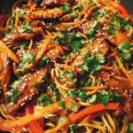 Sticky Garlic Chicken Noodles High Protein Quick Dinner 1772905322.163162