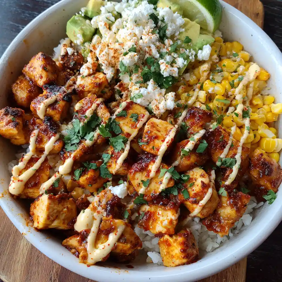 Street Corn Chicken Bowl