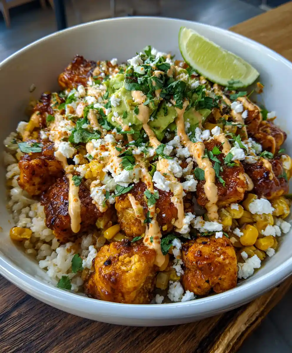 Street Corn Chicken Bowl