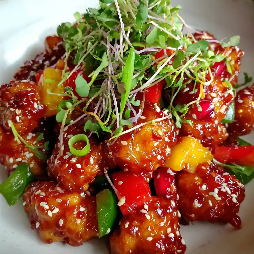 Sweet And Sour Chicken With Pomegranate Glaze 1772973471.3107245