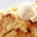 Easy 3-Ingredient Peach Cobbler