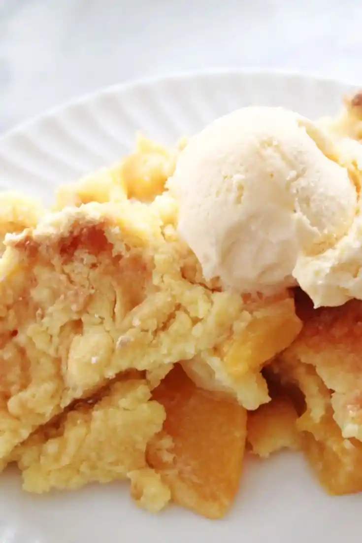 Easy 3-Ingredient Peach Cobbler 3 Recipe image