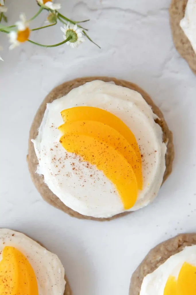 Chilled Peach Pie Oatmeal Cookies