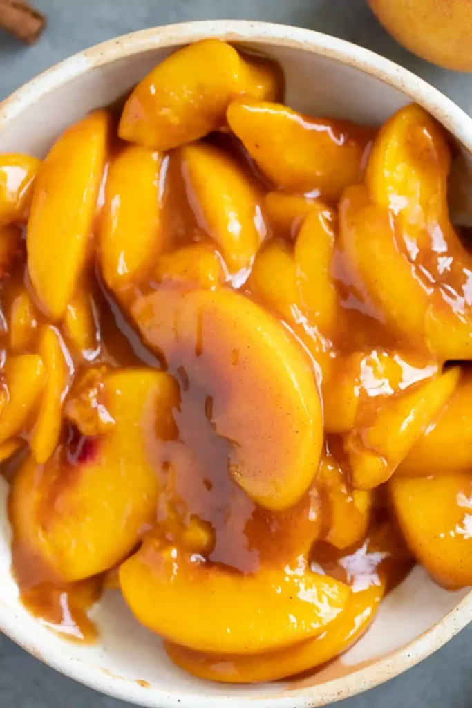 Homemade Peach Pie Filling for Pastries