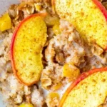 Healthy Peach Baked Oatmeal