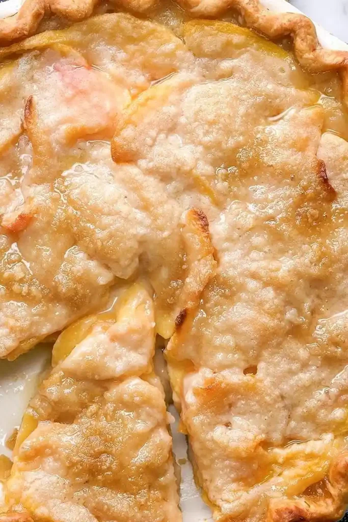 Peach Crumble Pie