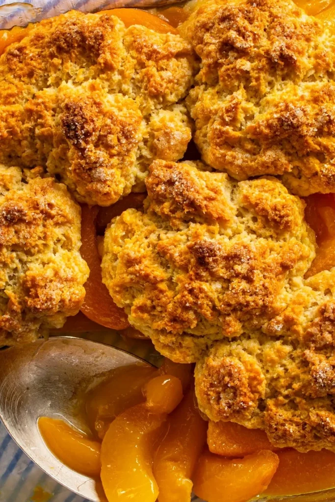 Peach Cobbler with Frozen Peaches