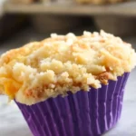 Peach Coffee Cake Muffins