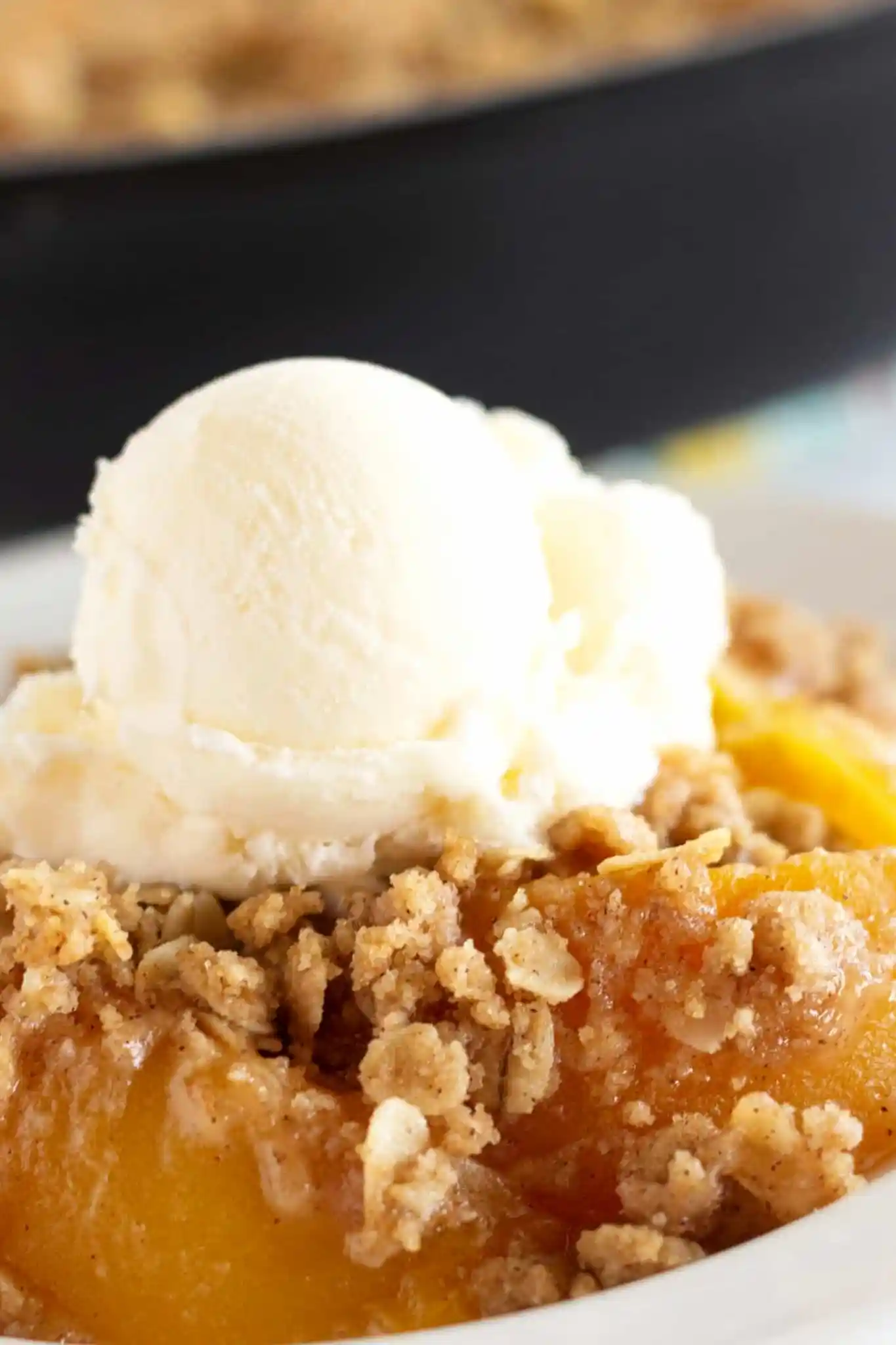 Easy Peach Crisp with Canned Peaches 3 Recipe image