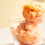 Fresh Peach and Lemon Sorbet