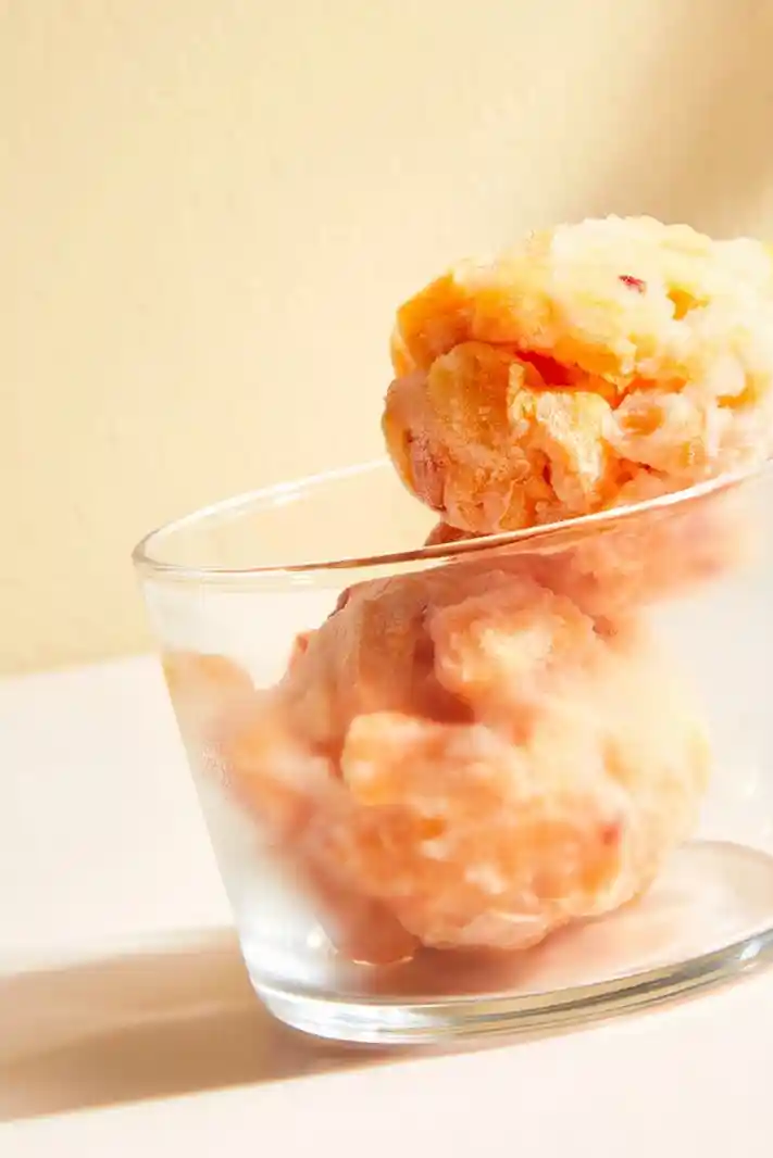 Fresh Peach and Lemon Sorbet 3 Recipe image