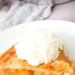 Homemade Fresh Peach Pie