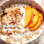 Peaches and Cream Oatmeal