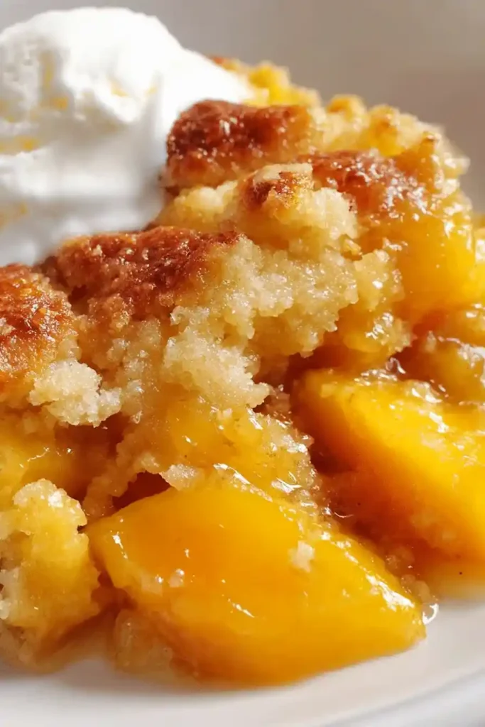 Triple Crust Peach Cobbler
