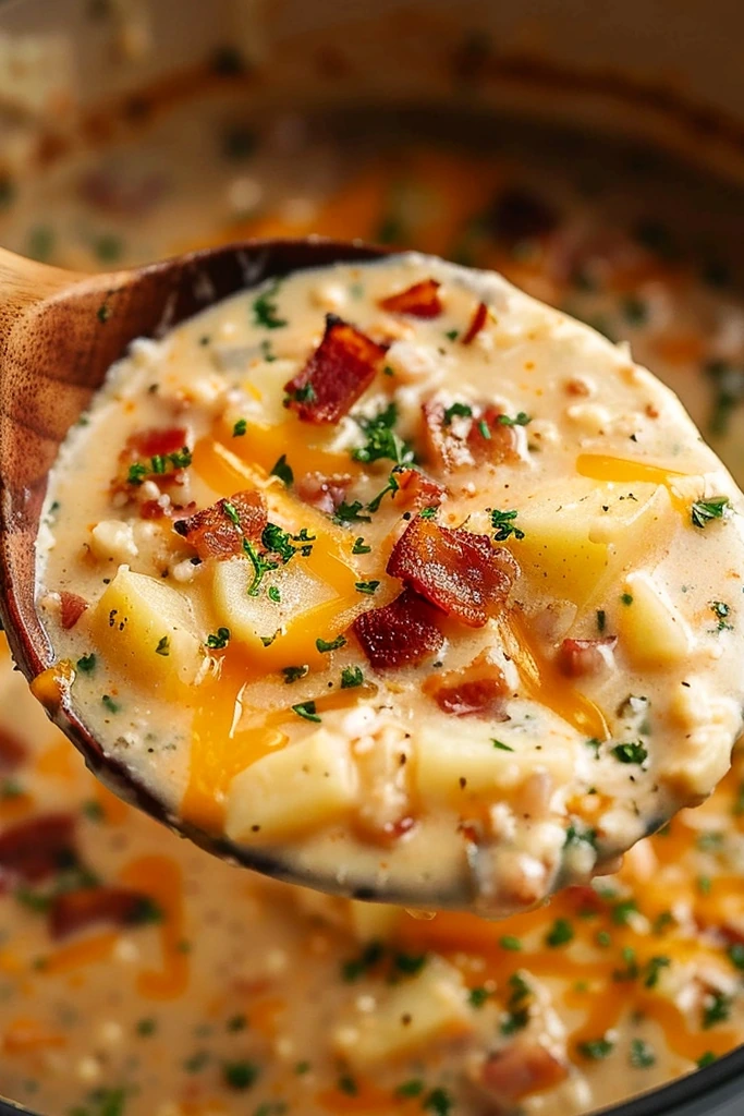 Crock Pot Crack Potato Soup