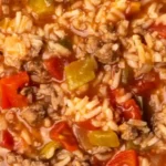 Slow Cooker Stuffed Pepper Soup