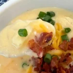 Creamy Loaded Slow Cooker Potato Soup