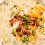 Slow Cooker Cheesy Potato Soup