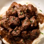Instant Pot Beef Tips and Savory Gravy
