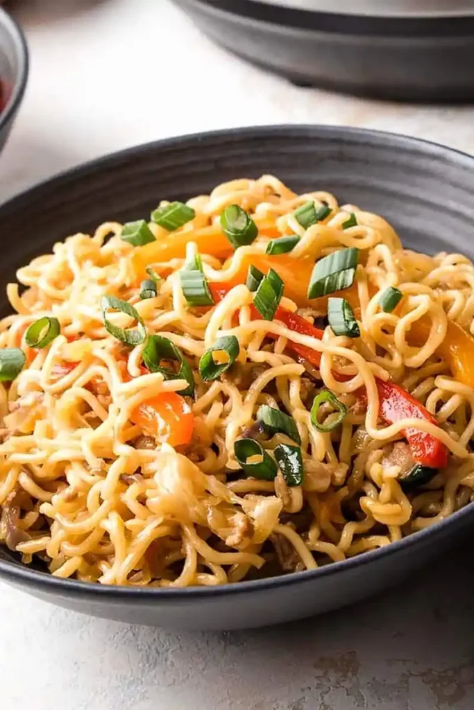 Instant Pot Chicken Ramen Stir Fry