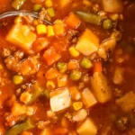 Hearty Old-Fashioned Vegetable Beef Soup